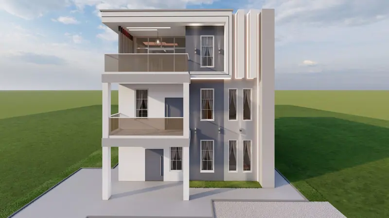 Covent Gardens Apartment Building — 3D view
