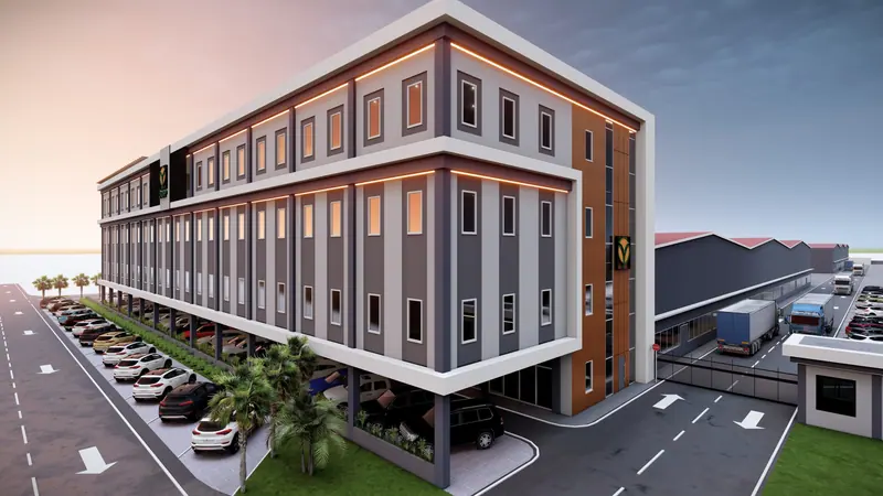 East Bank Commercial Building & Warehouses — view 2