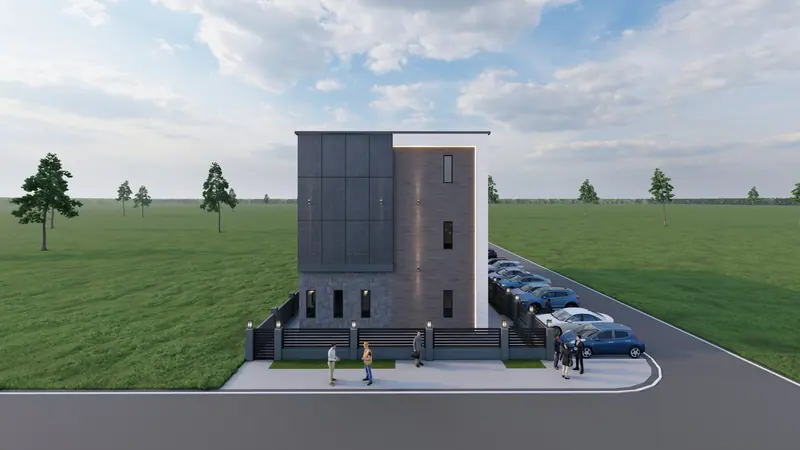 Republic Park Apartment Building — 3D view