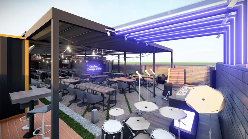 Sandy Babb St Outdoor Bar — view 2
